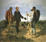 Gustave Courbet The Meeting or Bonjour,Monsieur Courbet china oil painting reproduction